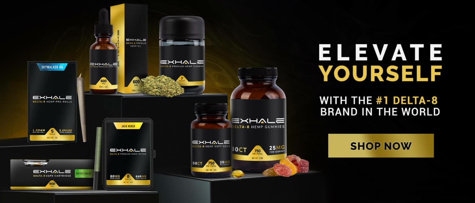 Exhale Wellness - #1 Legal Delta-8 THC Brand In The World