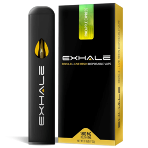 exhale's d8 live resin disposables