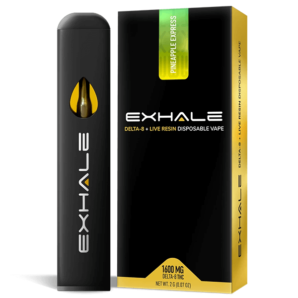 exhale's d8 live resin disposables