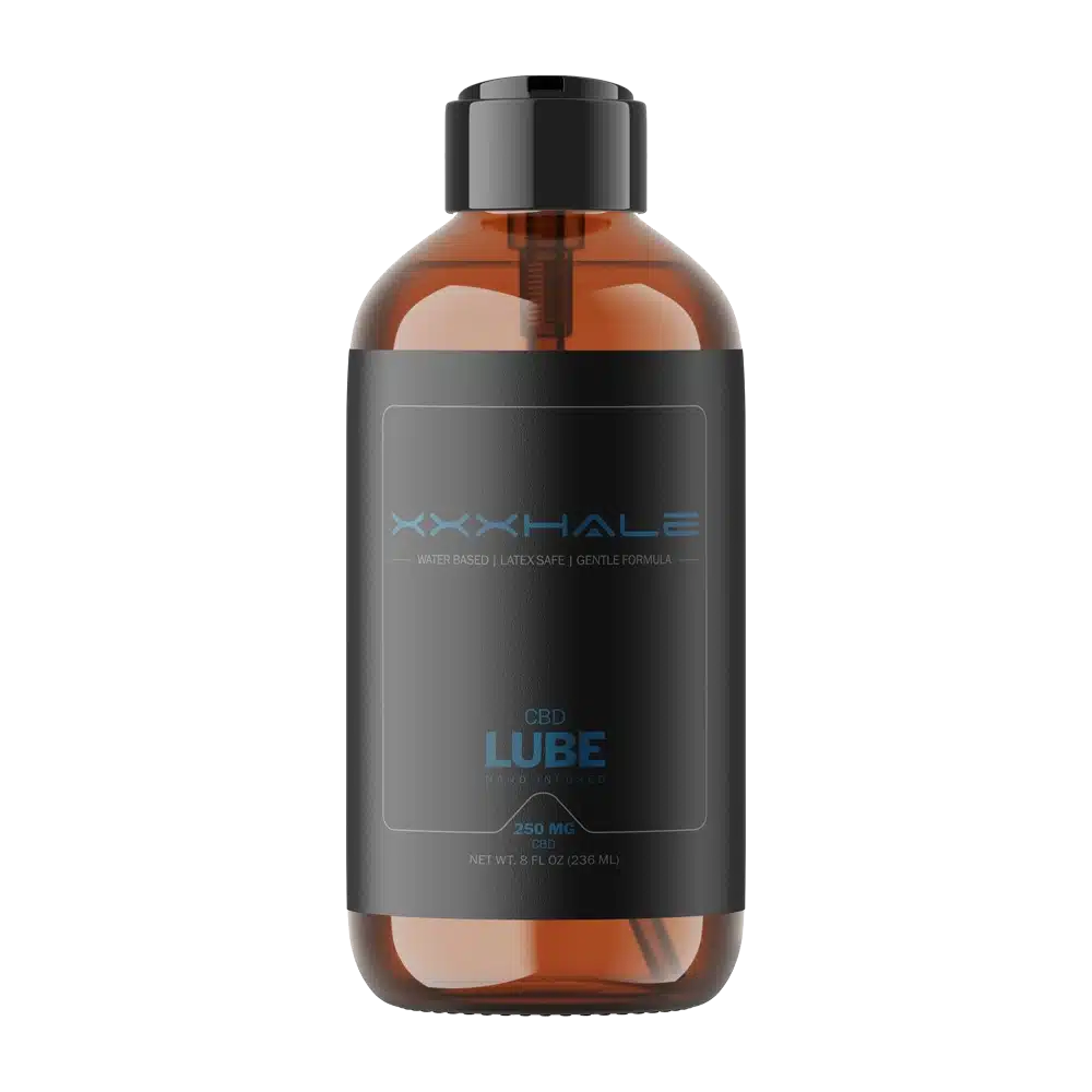 8 oz CBD Water-Based Lubricant Bottle