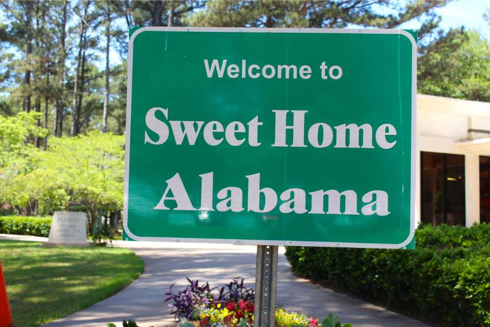 sweet home alabama sign