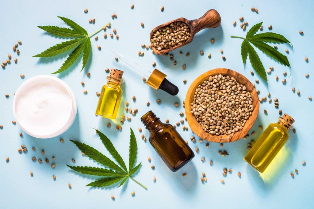 cannabis seeds with various cannabis oils cbd oil hemp oil hemp seed oil scaled