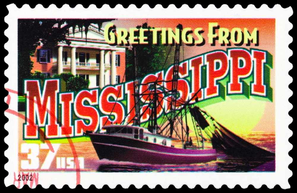 mississippi state stamp 37 cents